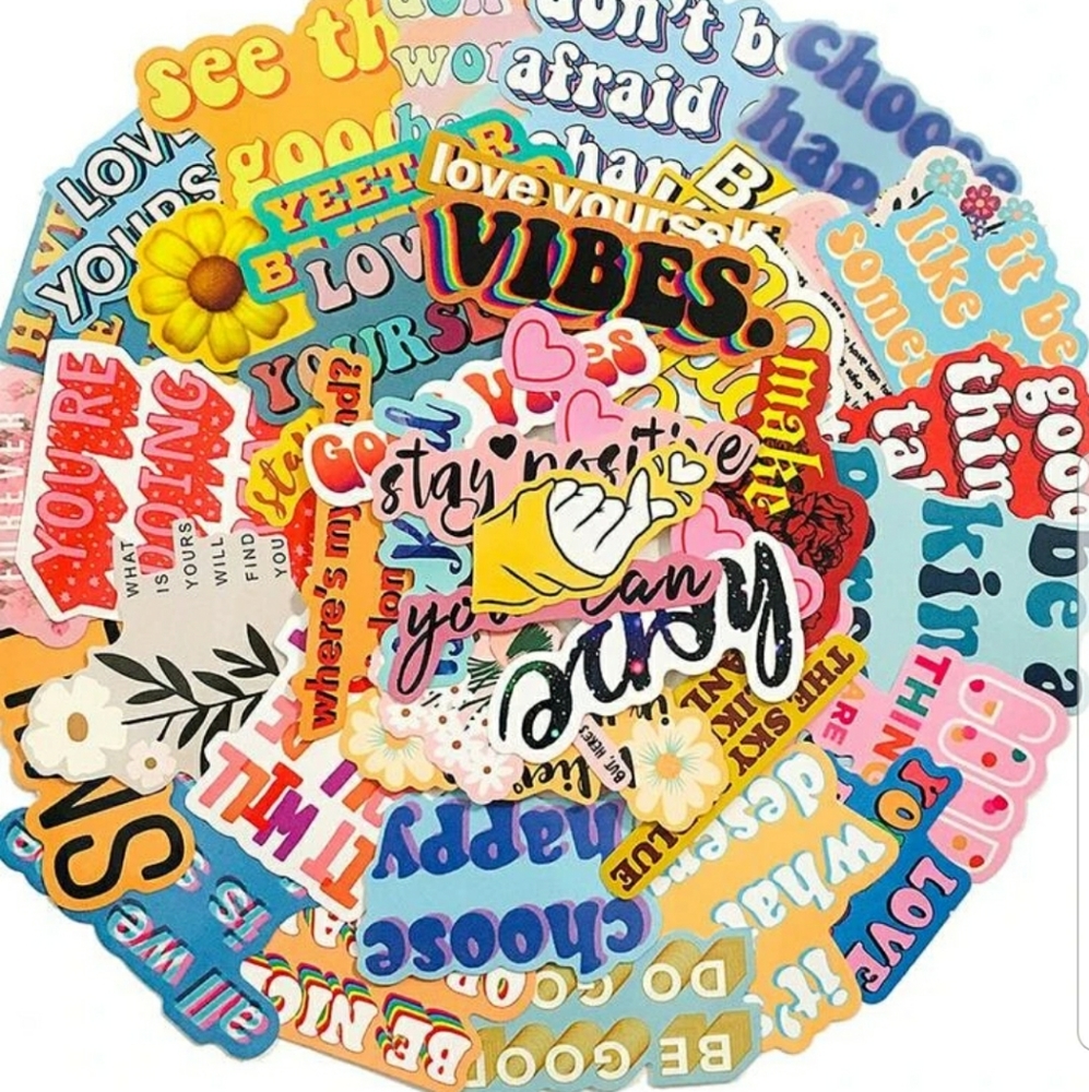 FREE SHIP | 40 Stickers | See the Good | Gloss Finish | 2-3 inch | Brand New